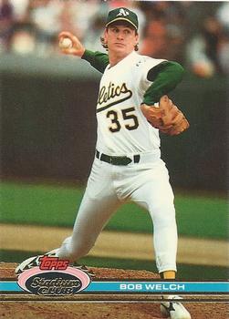#79 Bob Welch - Oakland Athletics - 1991 Stadium Club Baseball