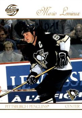 #79 Mario Lemieux - Pittsburgh Penguins - 2003-04 Pacific Supreme Hockey