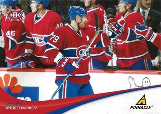 #79 Andrei Markov - Montreal Canadiens - 2011-12 Panini Pinnacle Hockey