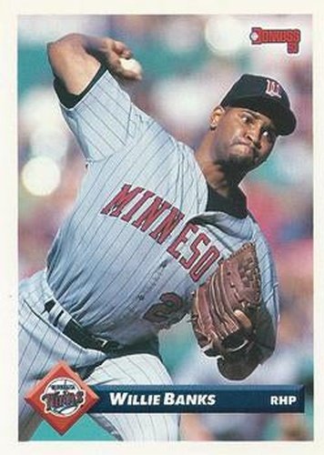 #79 Willie Banks - Minnesota Twins - 1993 Donruss Baseball