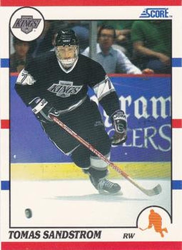 #79 Tomas Sandstrom - Los Angeles Kings - 1990-91 Score Hottest and Rising Stars Hockey