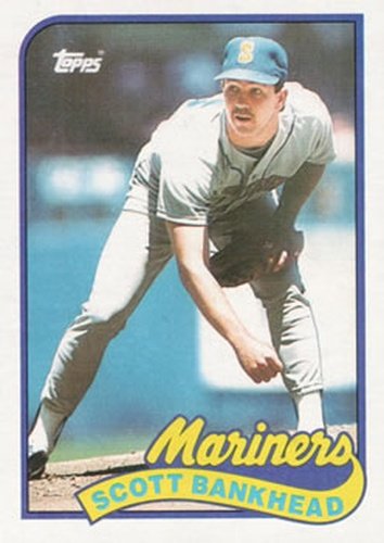 #79 Scott Bankhead - Seattle Mariners - 1989 Topps Baseball