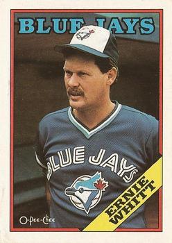 #79 Ernie Whitt - Toronto Blue Jays - 1988 O-Pee-Chee Baseball