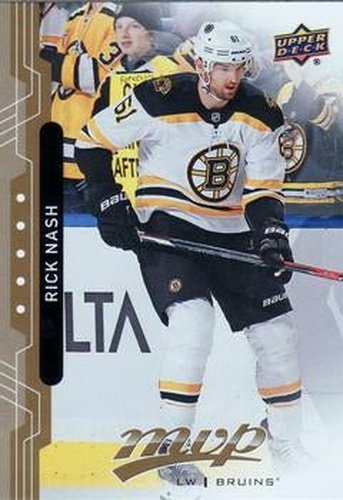 #79 Rick Nash - Boston Bruins - 2018-19 Upper Deck MVP Hockey