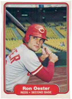 #79 Ron Oester - Cincinnati Reds - 1982 Fleer Baseball