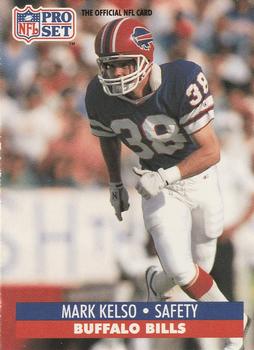 #79 Mark Kelso - Buffalo Bills - 1991 Pro Set Football