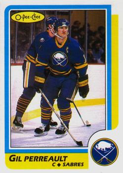 #79 Gilbert Perreault - Buffalo Sabres - 1986-87 O-Pee-Chee Hockey