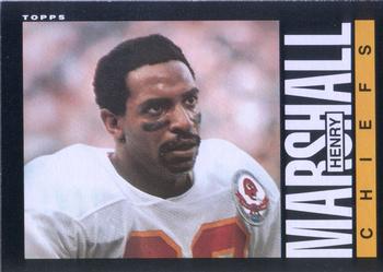 #279 Henry Marshall - Kansas City Chiefs - 1985 Topps Football