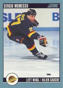 #79 Sergio Momesso - Vancouver Canucks - 1992-93 Score Canadian Hockey