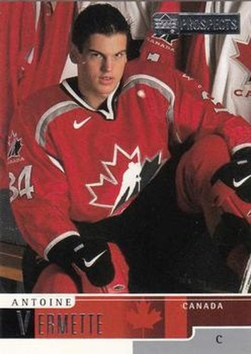 #79 Antoine Vermette - Canada - 1999-00 Upper Deck Prospects Hockey