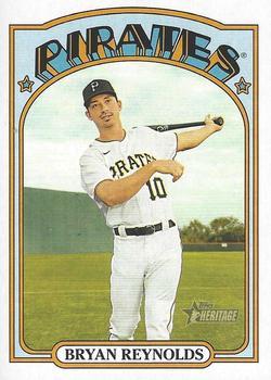 #79 Bryan Reynolds - Pittsburgh Pirates - 2021 Topps Heritage Baseball