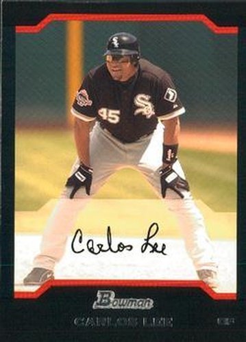 #79 Carlos Lee - Chicago White Sox - 2004 Bowman Baseball