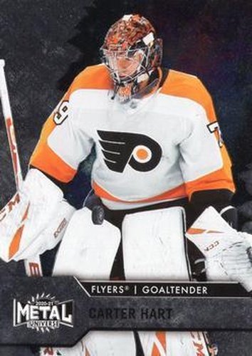#79 Carter Hart - Philadelphia Flyers - 2020-21 Skybox Metal Universe Hockey