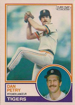 #79 Dan Petry - Detroit Tigers - 1983 O-Pee-Chee Baseball