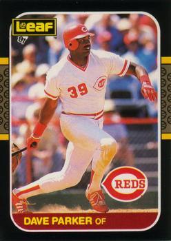 #79 Dave Parker - Cincinnati Reds - 1987 Leaf Baseball