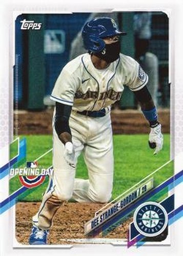 #79 Dee Strange-Gordon - Seattle Mariners - 2021 Topps Opening Day Baseball