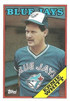 #79 Ernie Whitt - Toronto Blue Jays - 1988 Topps Baseball