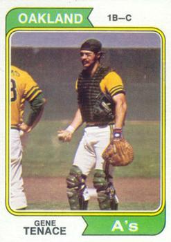 #79 Gene Tenace - Oakland Athletics - 1974 Topps Baseball