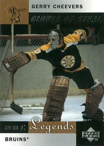 #79 Gerry Cheevers - Boston Bruins - 2001-02 Upper Deck Legends Hockey