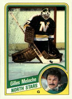 #79 Gilles Meloche - Minnesota North Stars - 1984-85 Topps Hockey