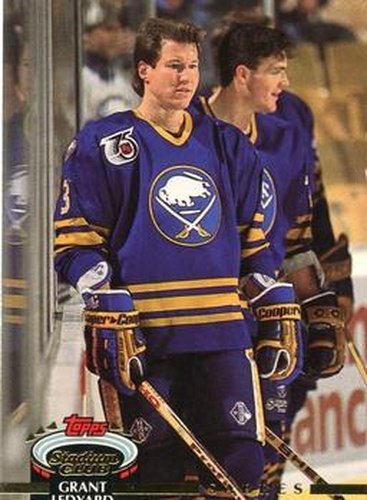 #79 Grant Ledyard - Buffalo Sabres - 1992-93 Stadium Club Hockey