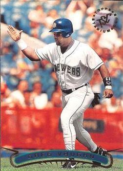 #79 Greg Vaughn - Milwaukee Brewers - 1996 Stadium Club Baseball