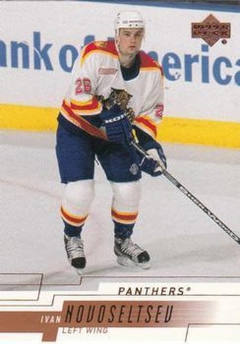 #79 Ivan Novoseltsev - Florida Panthers - 2000-01 Upper Deck Hockey