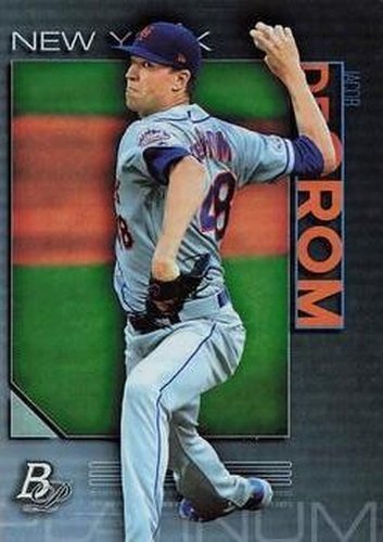 #79 Jacob deGrom - New York Mets - 2020 Bowman Platinum Baseball