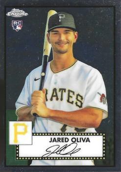 #79 Jared Oliva - Pittsburgh Pirates - 2021 Topps Chrome Platinum Anniversary Baseball