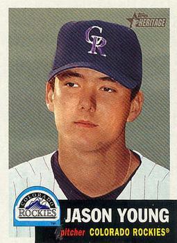 #79 Jason Young - Colorado Rockies - 2002 Topps Heritage Baseball