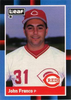 #79 John Franco - Cincinnati Reds - 1988 Leaf Baseball