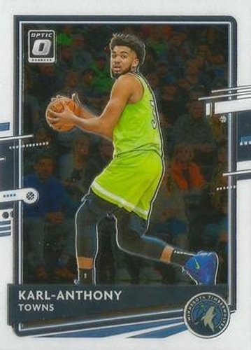 #79 Karl-Anthony Towns - Minnesota Timberwolves - 2020-21 Donruss Optic Basketball