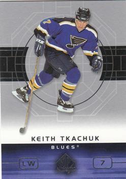 #79 Keith Tkachuk - St. Louis Blues - 2002-03 SP Authentic Hockey