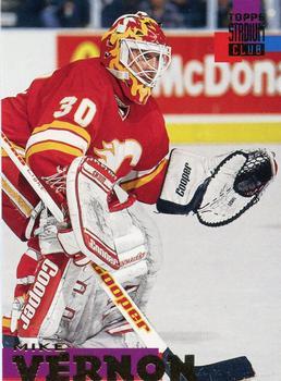 #79 Mike Vernon - Calgary Flames - 1994-95 Stadium Club Hockey