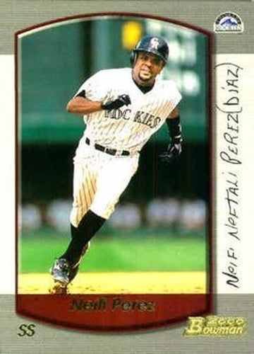 #79 Neifi Perez - Colorado Rockies - 2000 Bowman Baseball