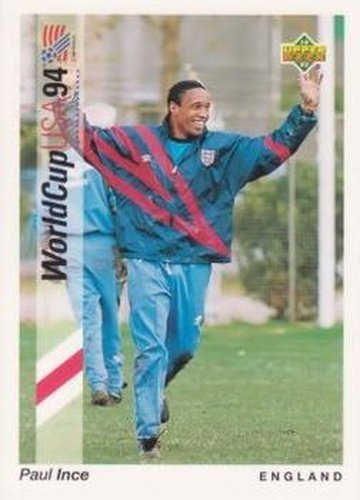 #79 Paul Ince - England - 1993 Upper Deck World Cup Preview English/Spanish Soccer