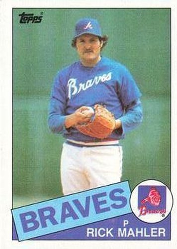 #79 Rick Mahler - Atlanta Braves - 1985 Topps Baseball