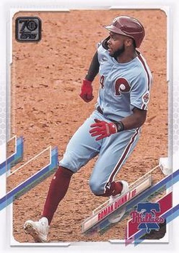 #79 Roman Quinn - Philadelphia Phillies - 2021 Topps Baseball