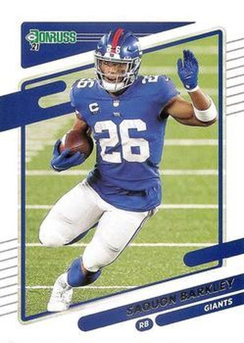 #79 Saquon Barkley - New York Giants - 2021 Donruss Football
