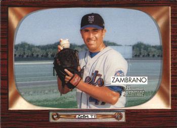 #79 Victor Zambrano - New York Mets - 2004 Bowman Heritage Baseball