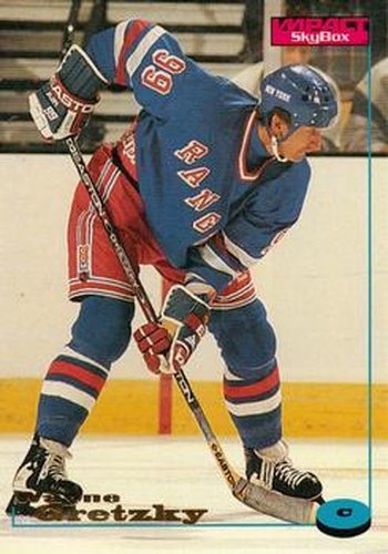 #79 Wayne Gretzky - New York Rangers - 1996-97 SkyBox Impact Hockey