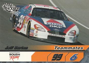 #79 Jeff Burton - Roush Racing - 2002 Press Pass Trackside Racing