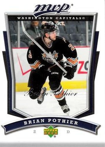 #79 Brian Pothier - Washington Capitals - 2007-08 Upper Deck MVP Hockey