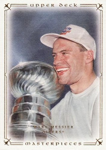 #79 Mark Messier - Edmonton Oilers - 2008-09 Upper Deck Masterpieces Hockey