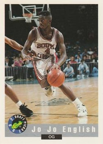 #79 Jo Jo English - South Carolina Gamecocks - 1992 Classic Draft Basketball