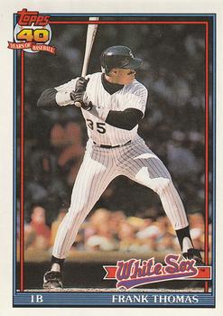 #79 Frank Thomas - Chicago White Sox - 1991 O-Pee-Chee Baseball