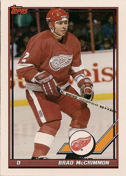 #79 Brad McCrimmon - Detroit Red Wings - 1991-92 Topps Hockey