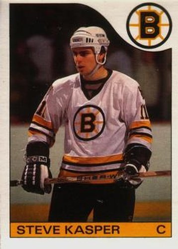 #79 Steve Kasper - Boston Bruins - 1985-86 O-Pee-Chee Hockey