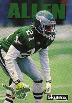 #79 Eric Allen - Philadelphia Eagles - 1992 SkyBox Impact Football