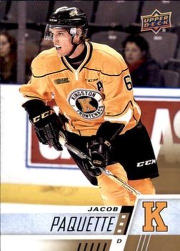 #79 Jacob Paquette - Kingston Frontenacs - 2017-18 Upper Deck CHL Hockey